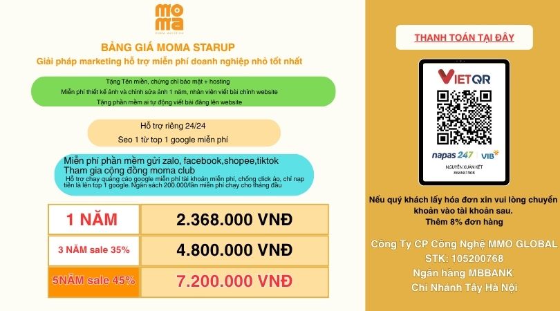 Moma Startup ? Tại sao bạn cần nâng cấp giải pháp này