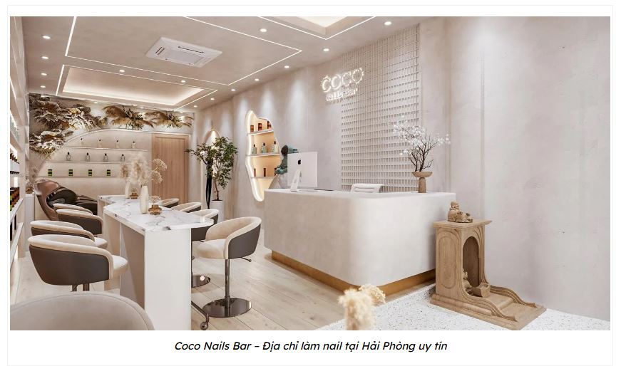 Top 10 địa điểm kinh doanh nail hải phòng