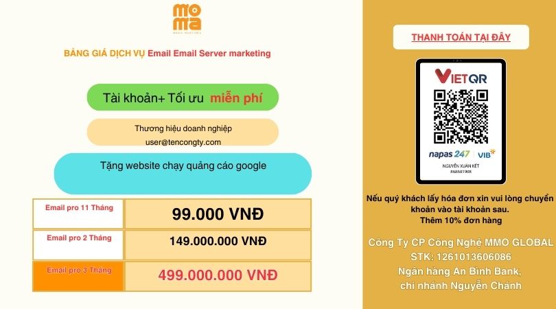 Email marketing - GIẢI PHÁP EMAIL MARKETING BOM NGUYÊN TỬ MOMA MARKETING